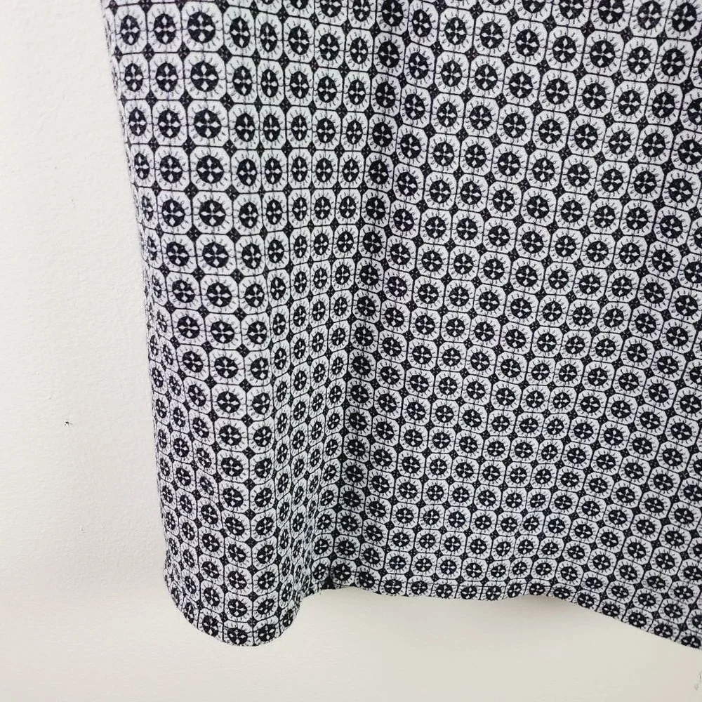 Pure Collection Circular Geometric Viscose Lagenlook Dress Sz 12 - Picture 10 of 10
